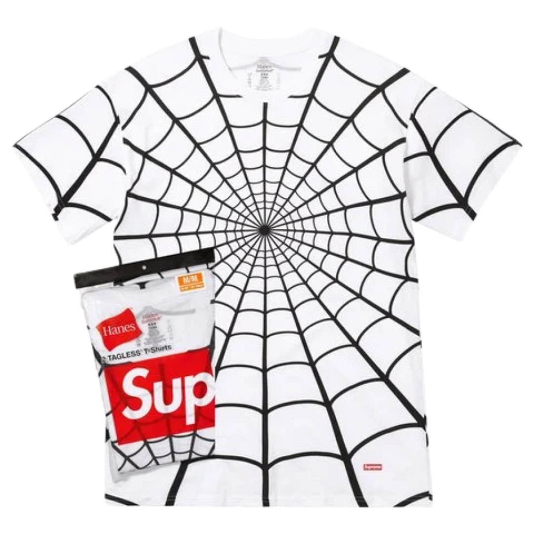 ☆ETW☆【EASY TO WEAR】SUPREME X HANES Spider-ManHanes Tagless T-shirts 內衣 蜘蛛人 蜘蛛網 現貨（單件拆賣，無原外包裝）