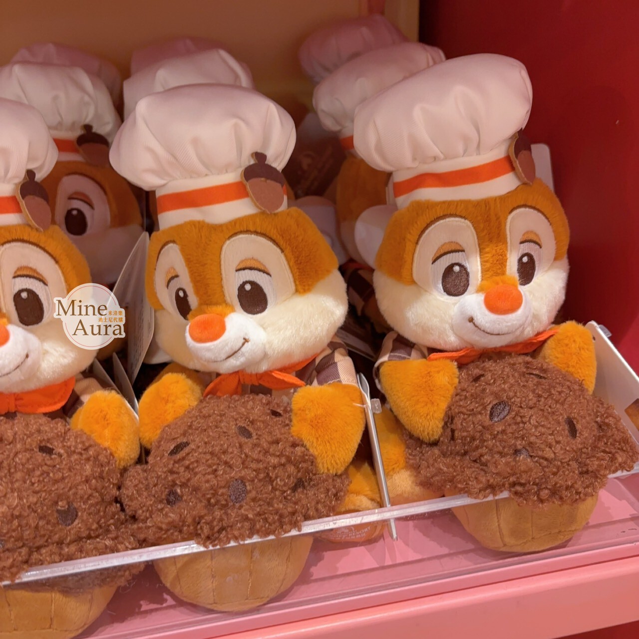 米奇和朋友們 都市醇香系列  紅鼻 蒂蒂 Dale 絨毛 娃娃 公仔 奇奇蒂蒂 Chip 'n Dale -上海迪士尼樂園