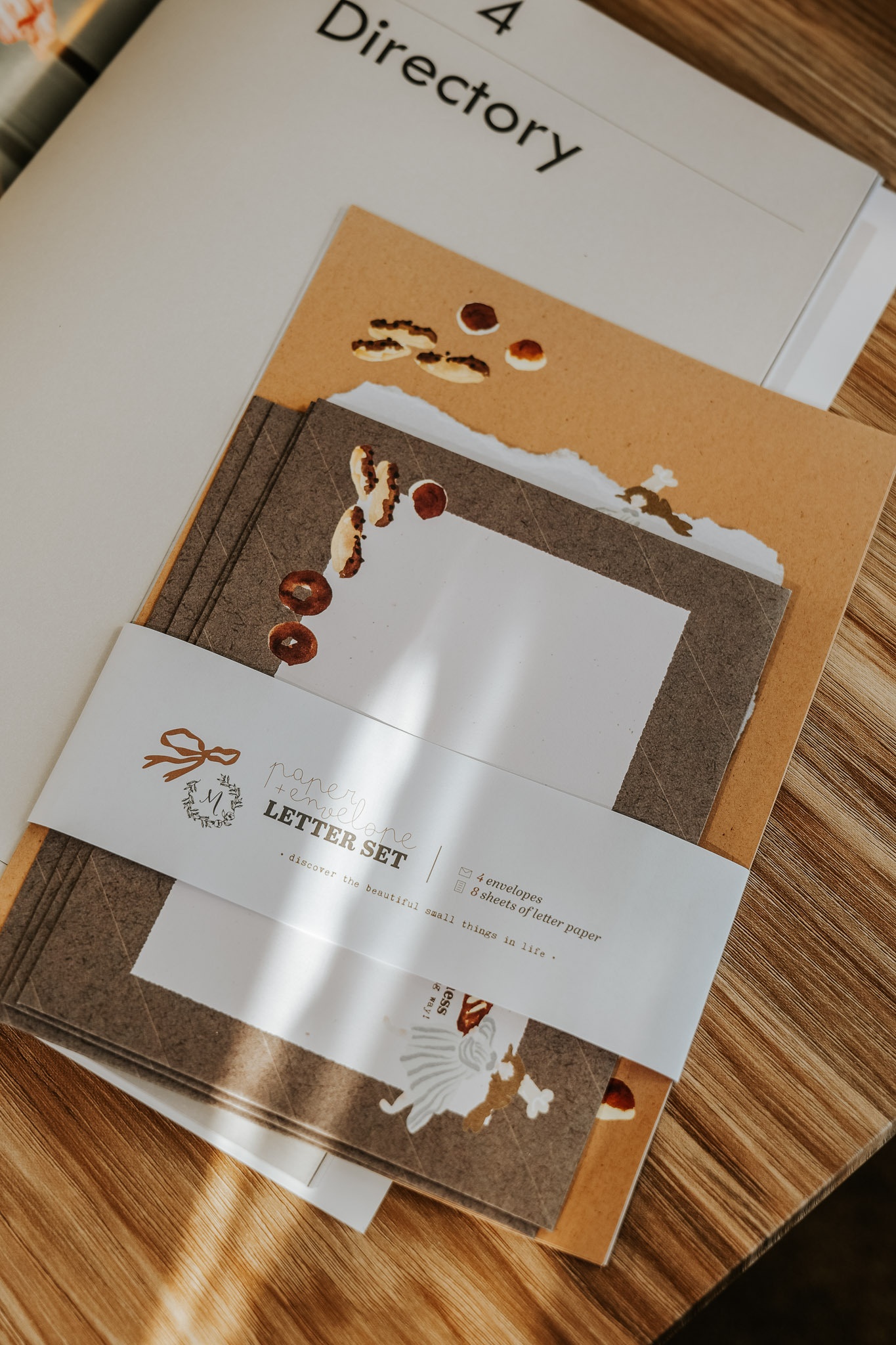 Meow Illustration．圓滾滾麵包店 信封信紙組