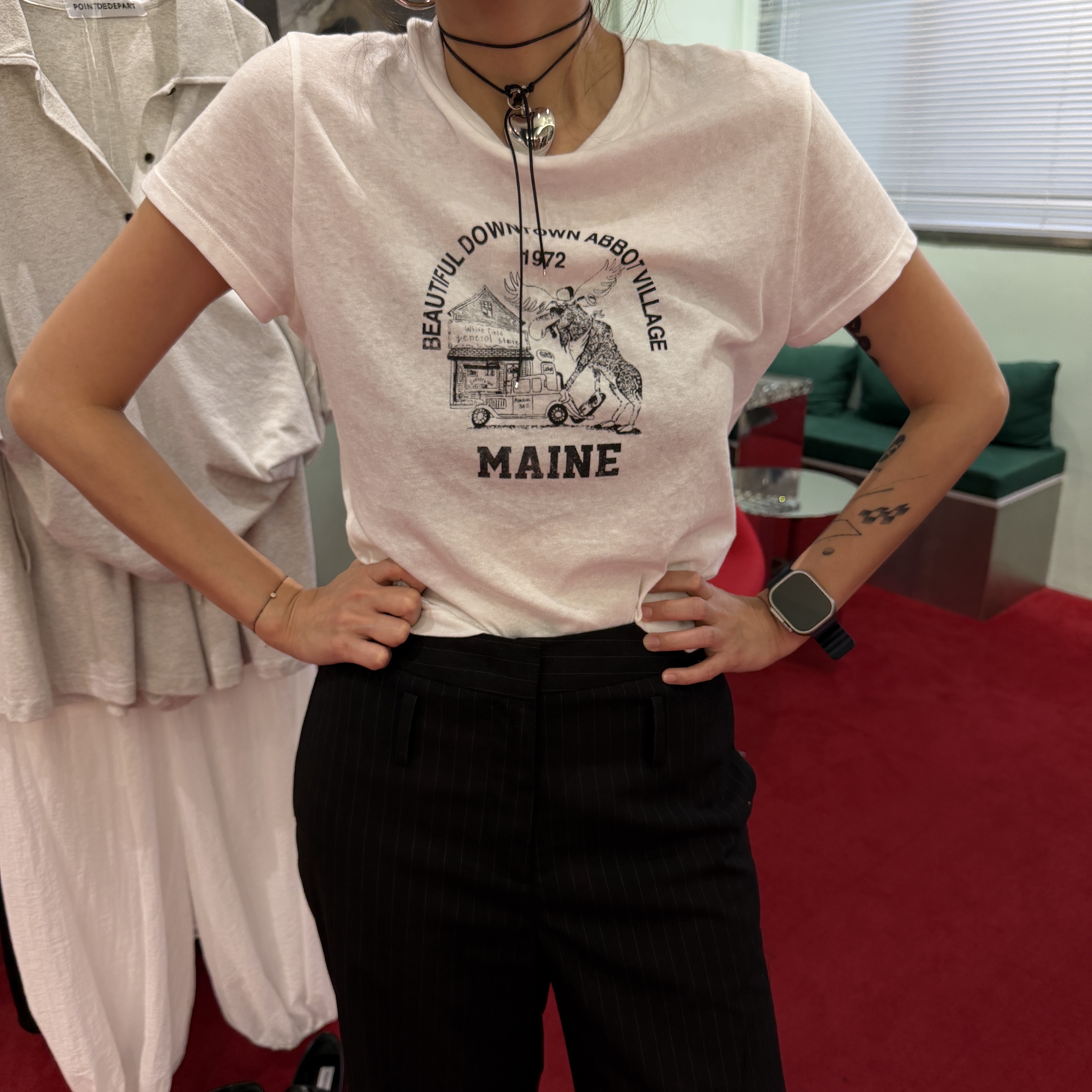 Little print tee