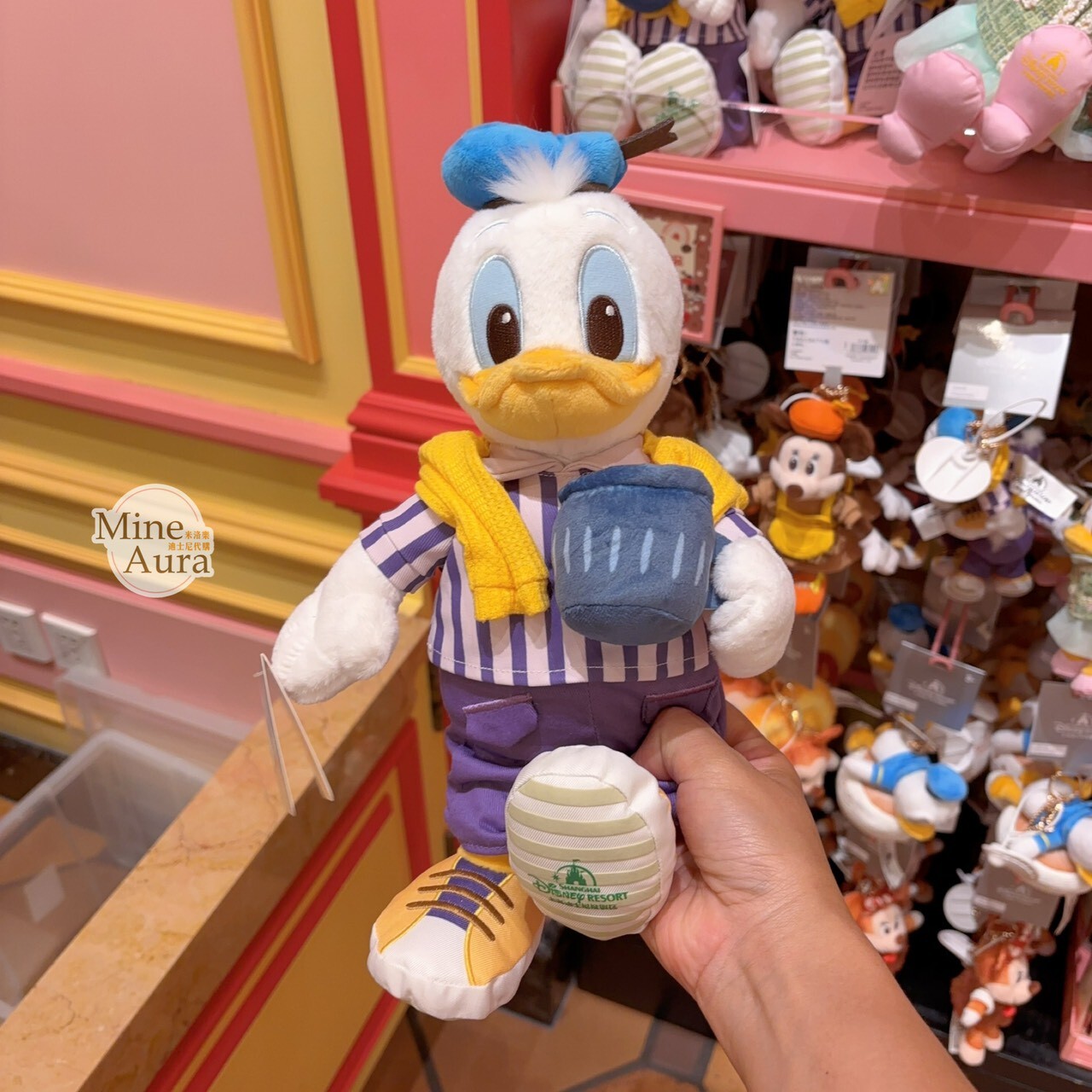 米奇和朋友們 都市醇香系列 唐老鴨 Donald 娃娃 玩偶 -上海迪士尼樂園