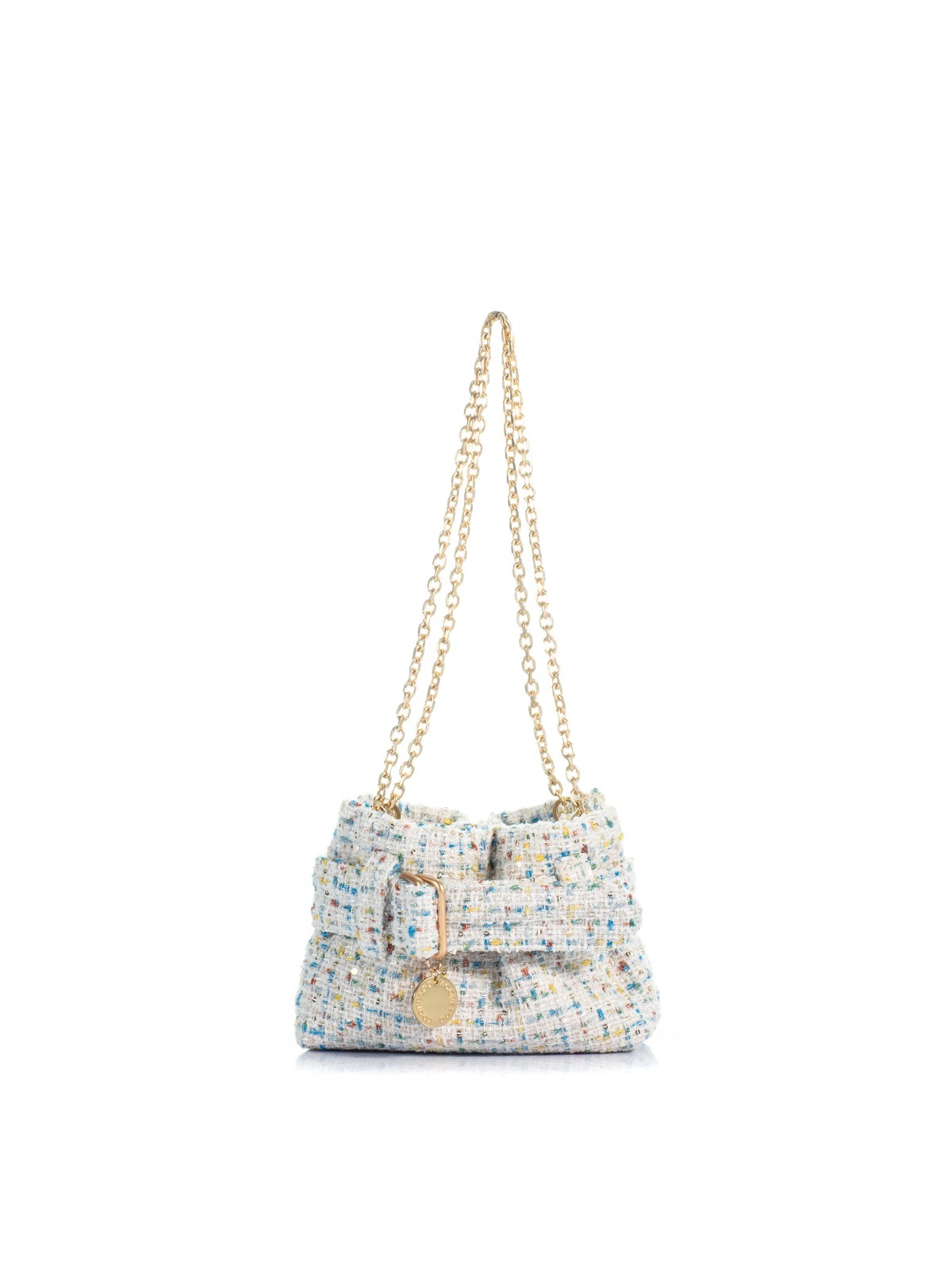 1KO0526-182 [KOORELOO] The Pepper Mini Small Twlight Blue Tweed #160203.1.2701.16202 (EU)