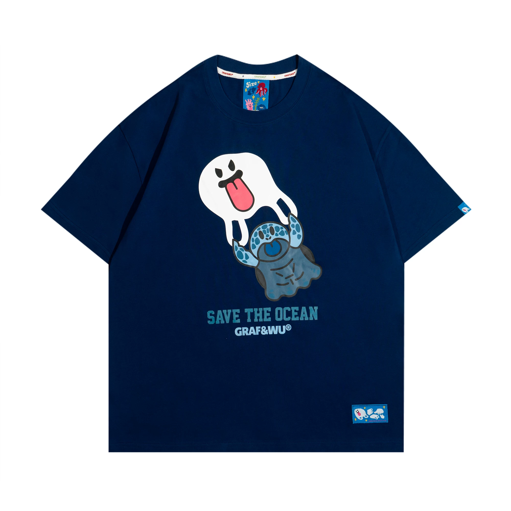 GRAF海龜塑膠袋鬼短T [Q2-382-370]