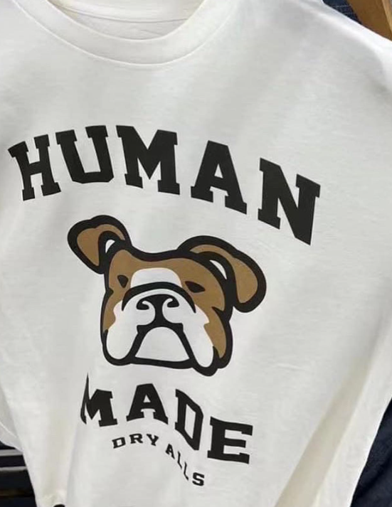 【逢甲FUZZY】Human Made 原宿店 限定 鬥牛犬 動物系列 白色 短袖 全新 現貨