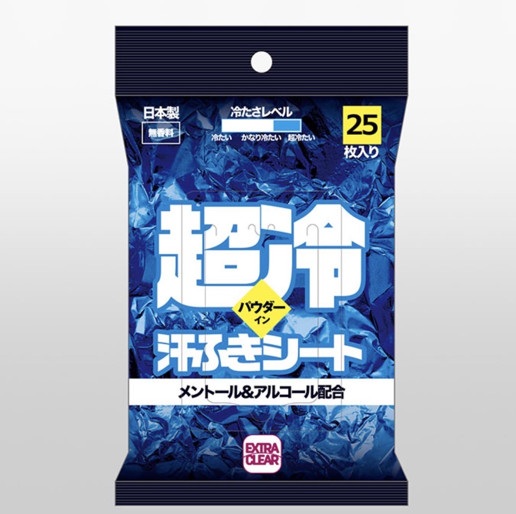 【夏日推薦】JP 超冷涼感濕紙巾 (身體用) 25枚 15x20 4750 TK260528