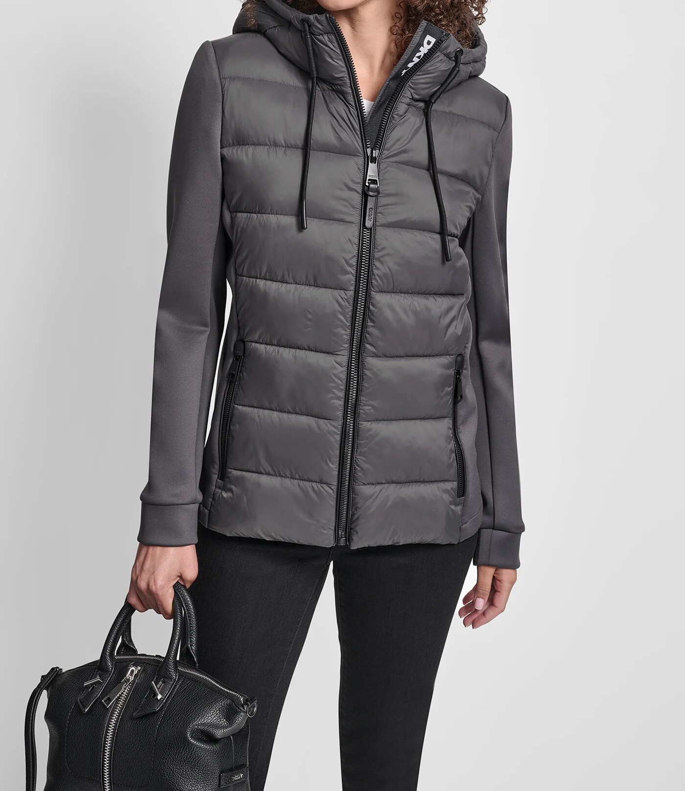 [S] DKNY TITAN MIX MEDIA JACKET, DL5MPY42-TTT (SD1873)