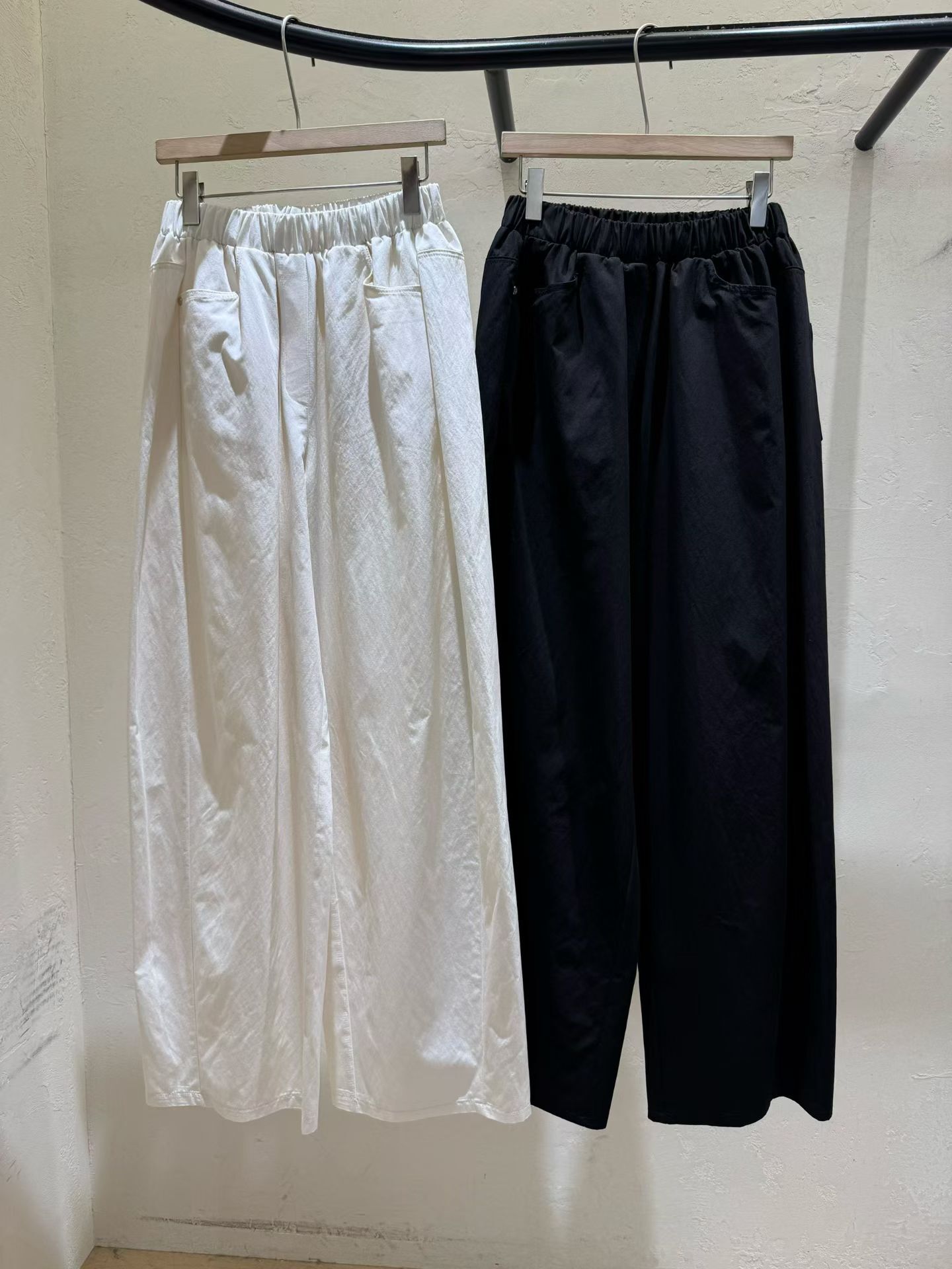 WJ6216 寬鬆尼龍休閒長褲