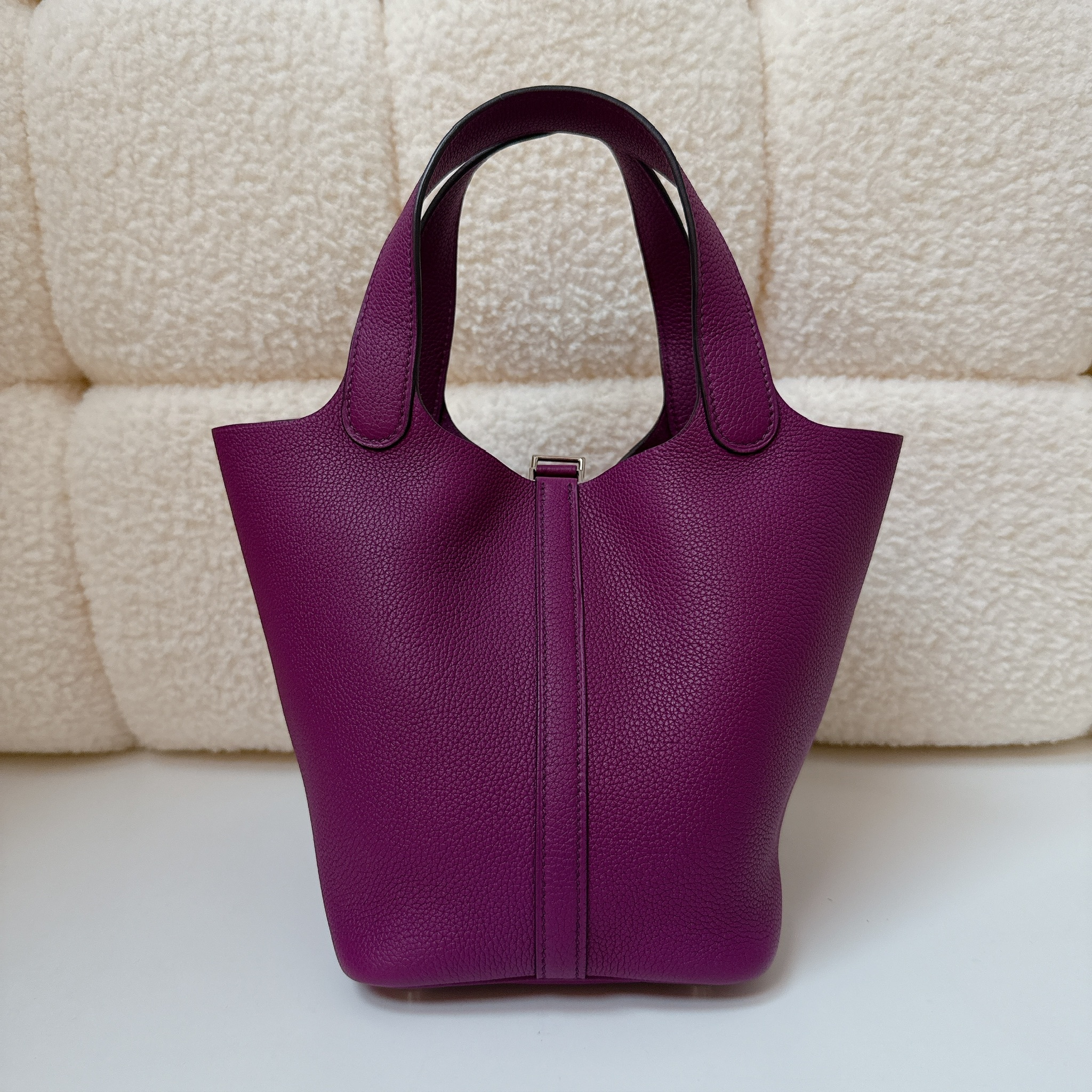 Hermes Picotin Lock 18 Bag - Anemone / SHW
