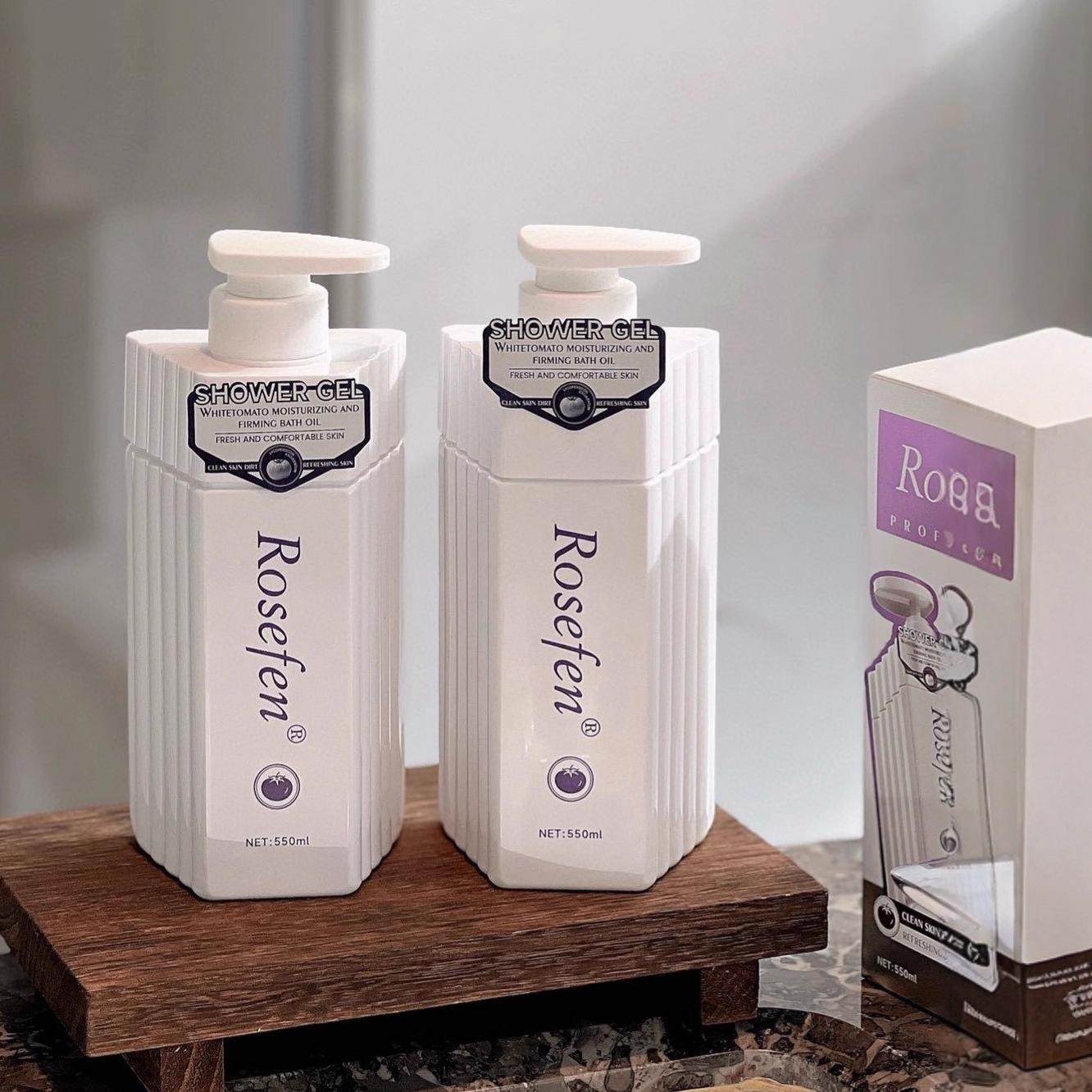 加拿大ROSEFEN 白蕃茄沐浴油550ml 1＋1**2套以上$98/套再送2支400ml