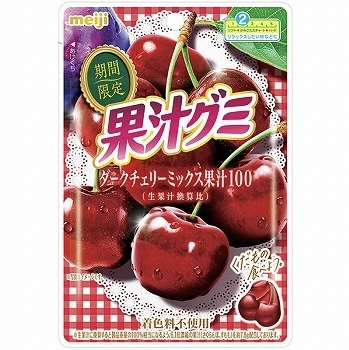 【期間限定】JP 果汁100 濃厚車厘子軟糖 47g 9913 TK260528