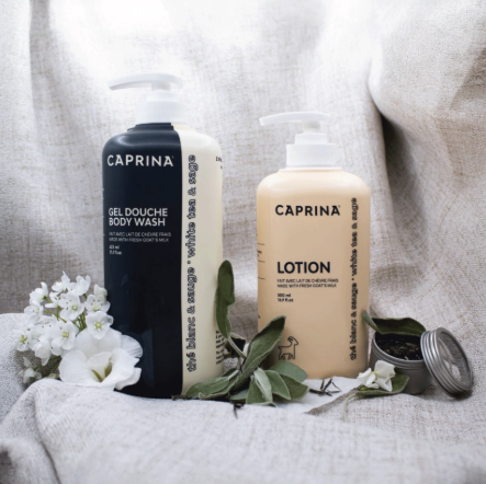 LB260530 - L8-Caprina 鮮山羊奶保濕乳+沐浴露套裝 - 白茶鼠尾草 Caprina Body Lotion 500ml + Body Wash 625ml SET - White Tea & Sage EXP:12月-29