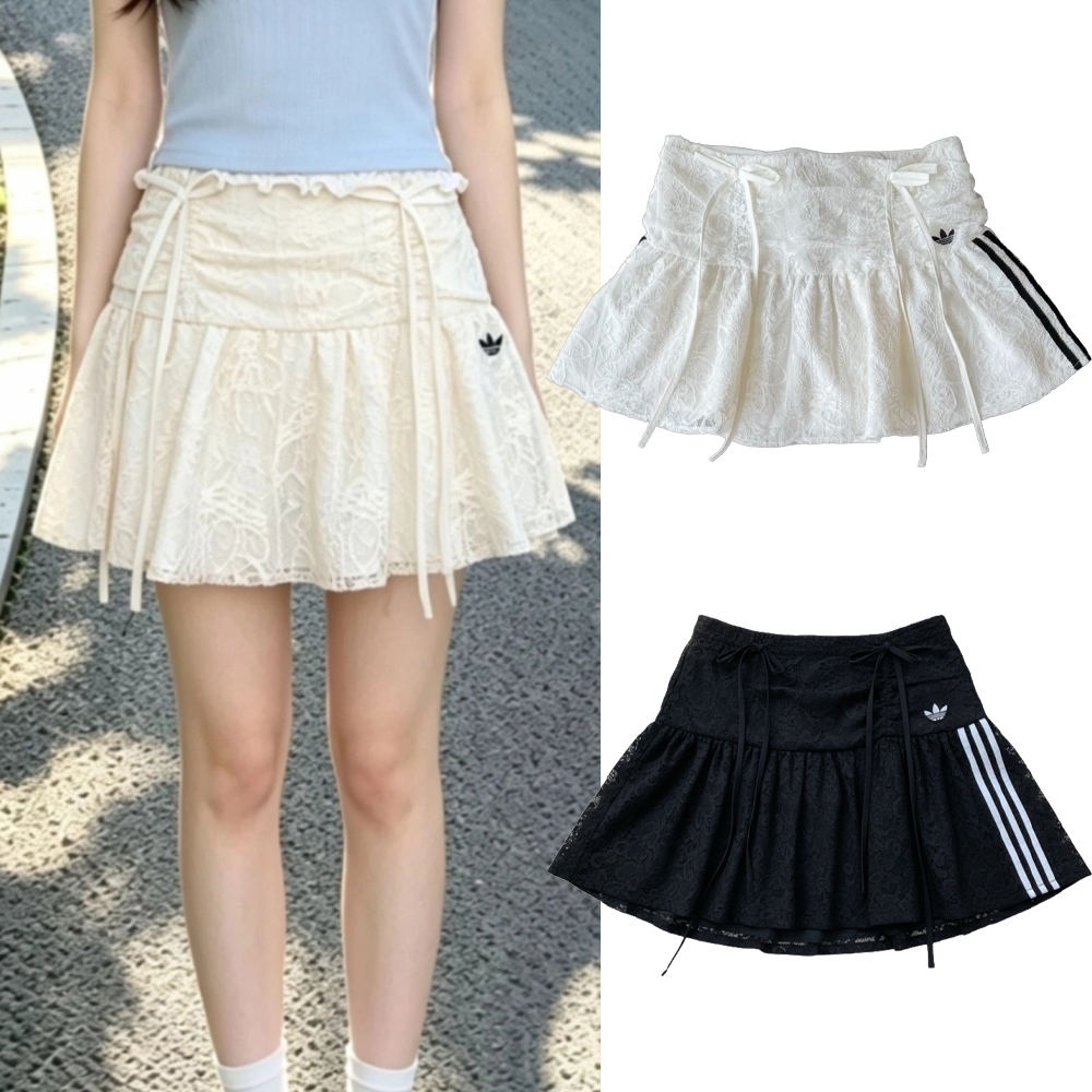 Adidas Originals Lace Skirt 蕾絲 短裙 蛋糕裙 褲裙 [KU4760] [KU4761]