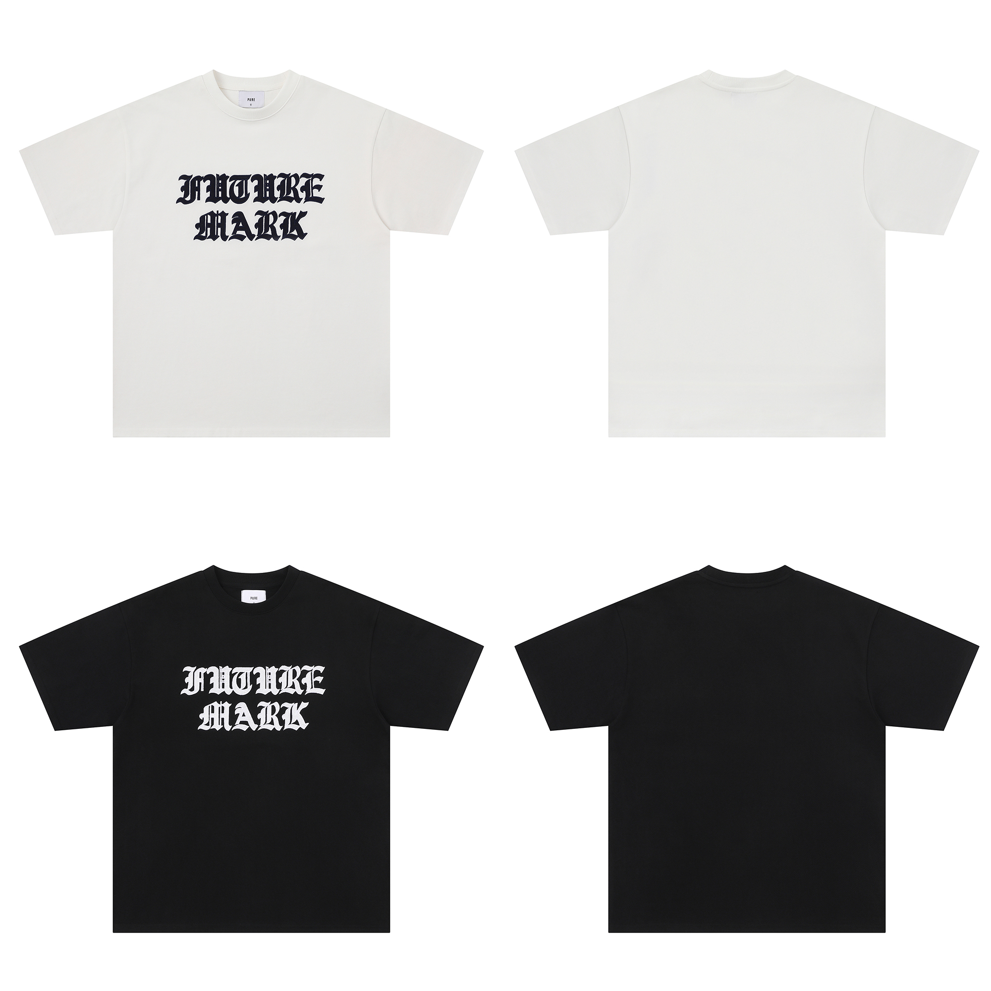 《S.V》FUTURE MARK 歌德體重磅短T
