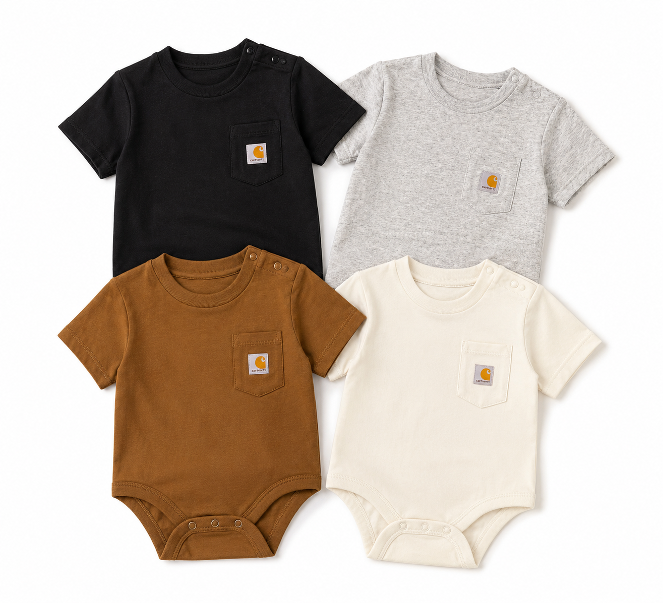 （預購）美國代購Carhartt baby 寶寶口袋包屁衣