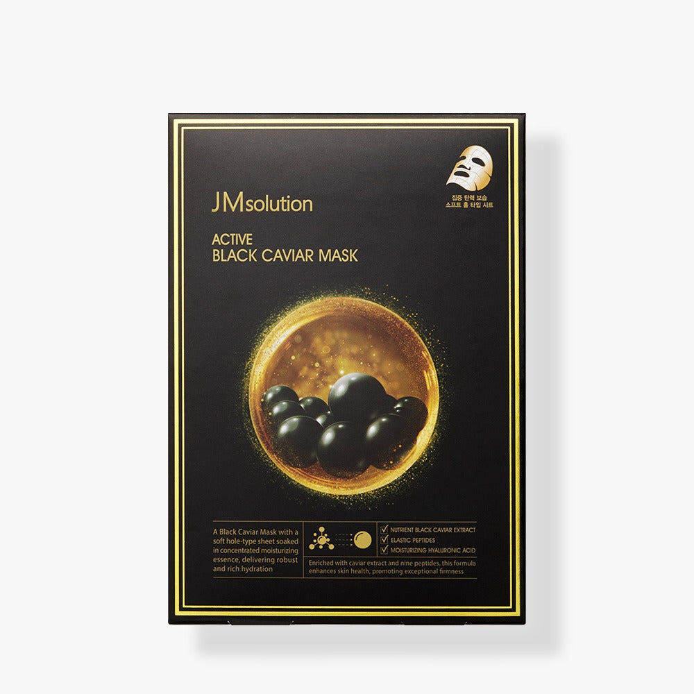[S] JM JMSOLUTION ACTIVE BLACK CAVIAR MASK, 8809696353658 (SJM16)