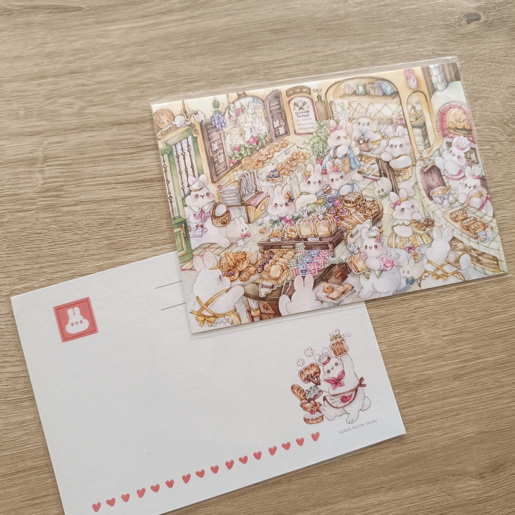 Pei+Pei．日升麵包店 A6明信片
