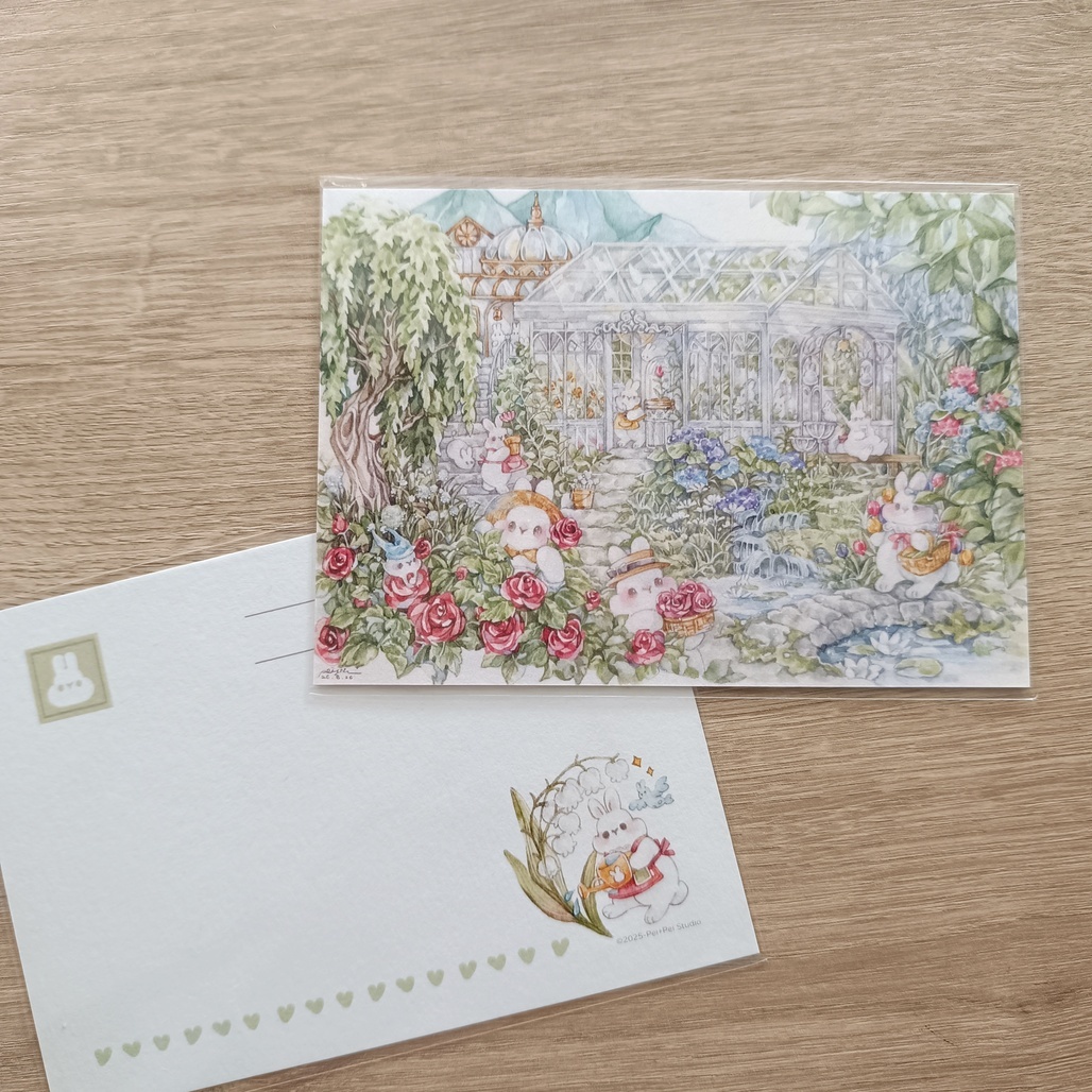 Pei+Pei．琉璃花室 A6明信片
