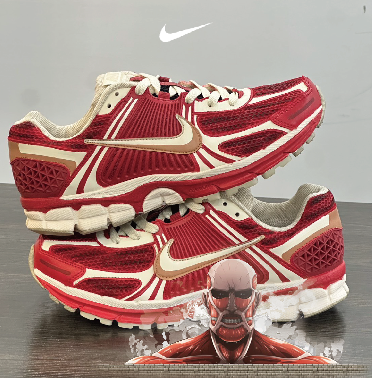 【訂製款】NIKE Zoom Vomero 5 進擊的巨人 超大型巨人