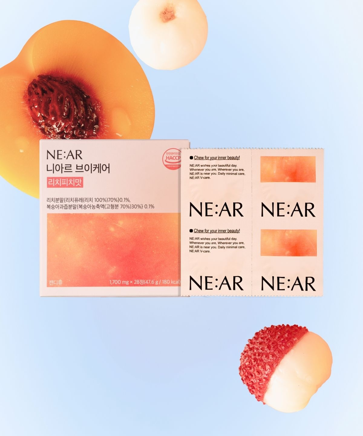 NE:AR V-CARE 蜜桃專利消腫塑型V面糖 28錠