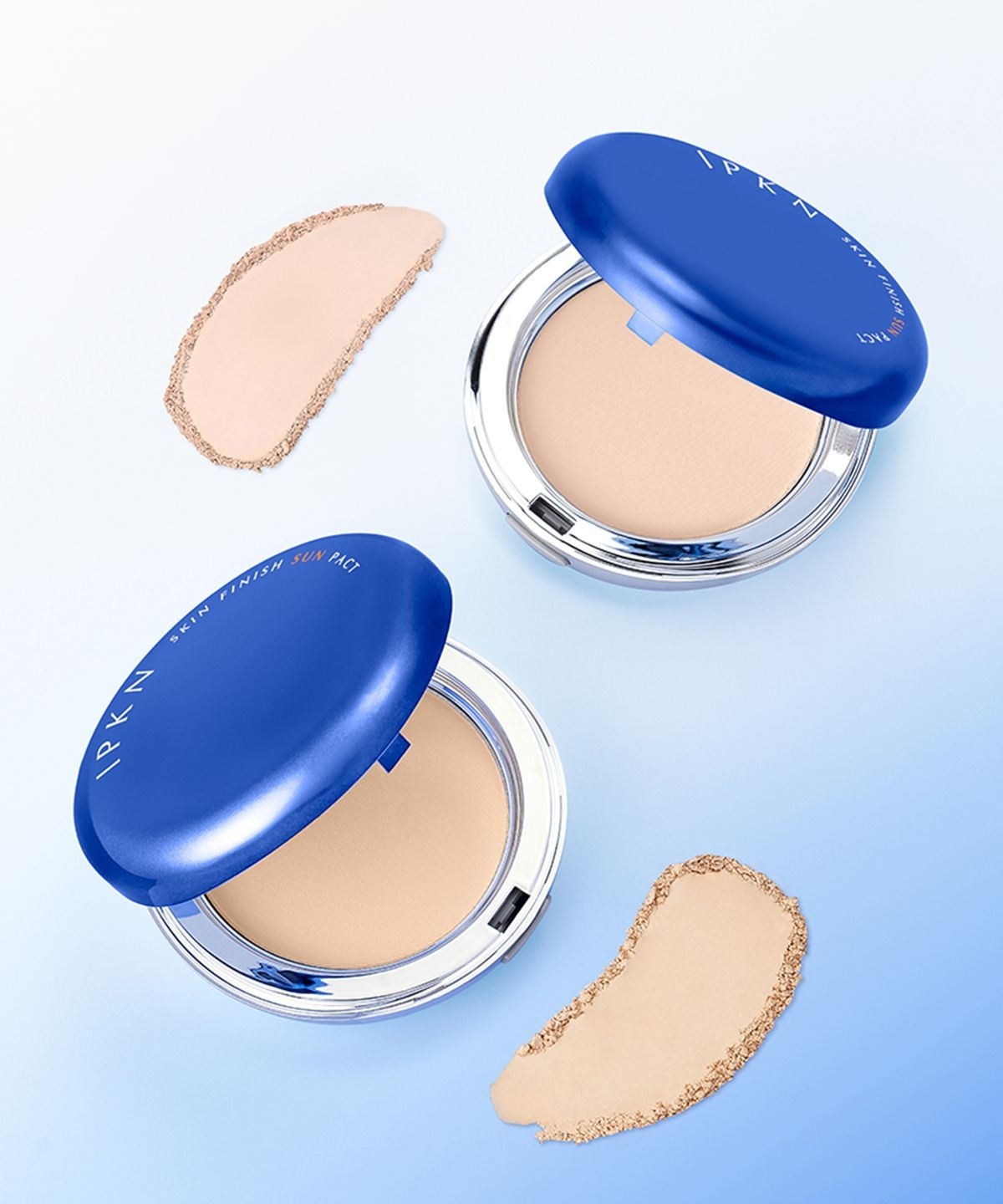 IPKN 絲滑美肌防曬定妝粉餅 (+專業粉撲*2)【2款色號】