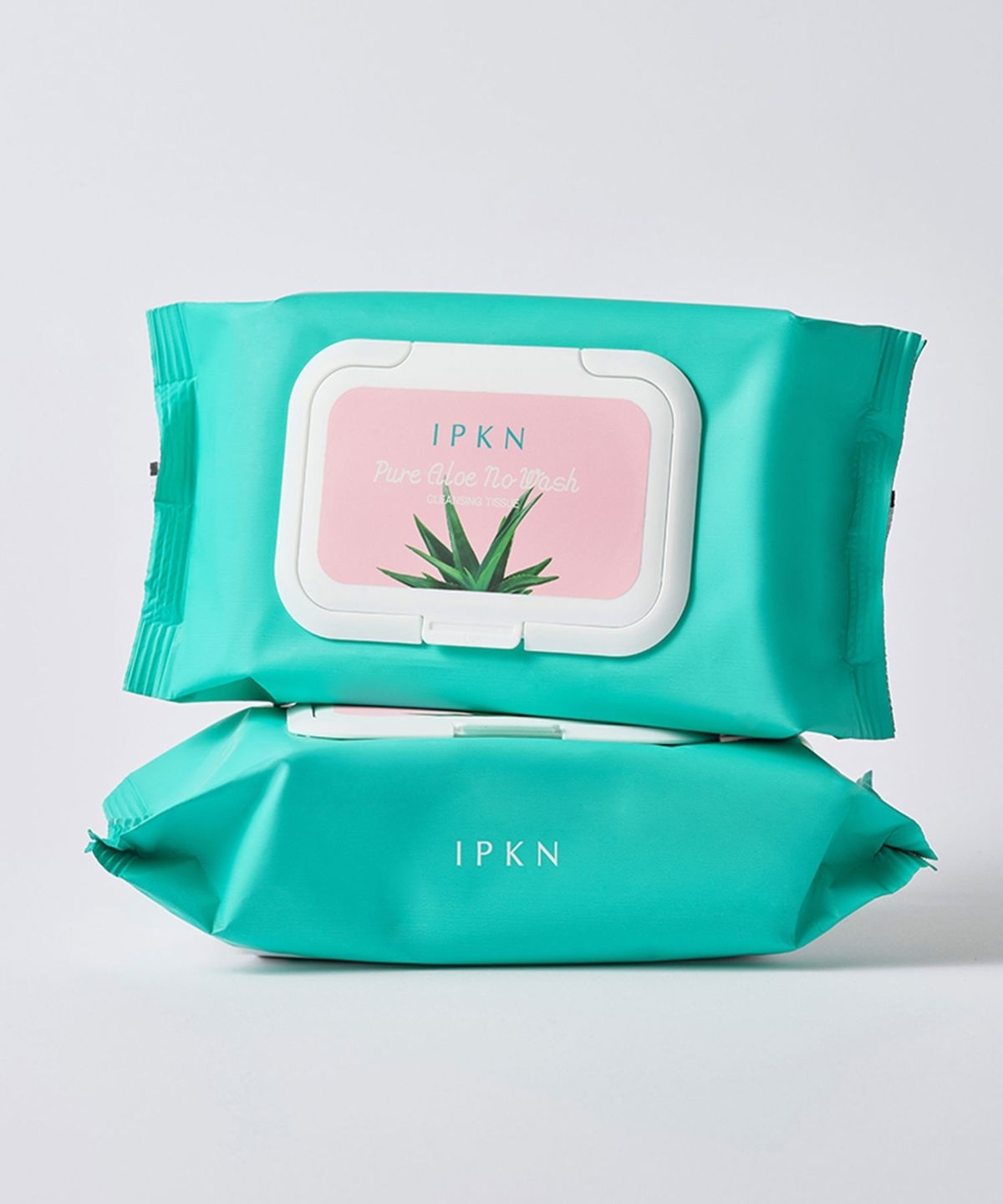 IPKN 純淨蘆薈免沖洗高效卸妝潔膚巾 #一包80片