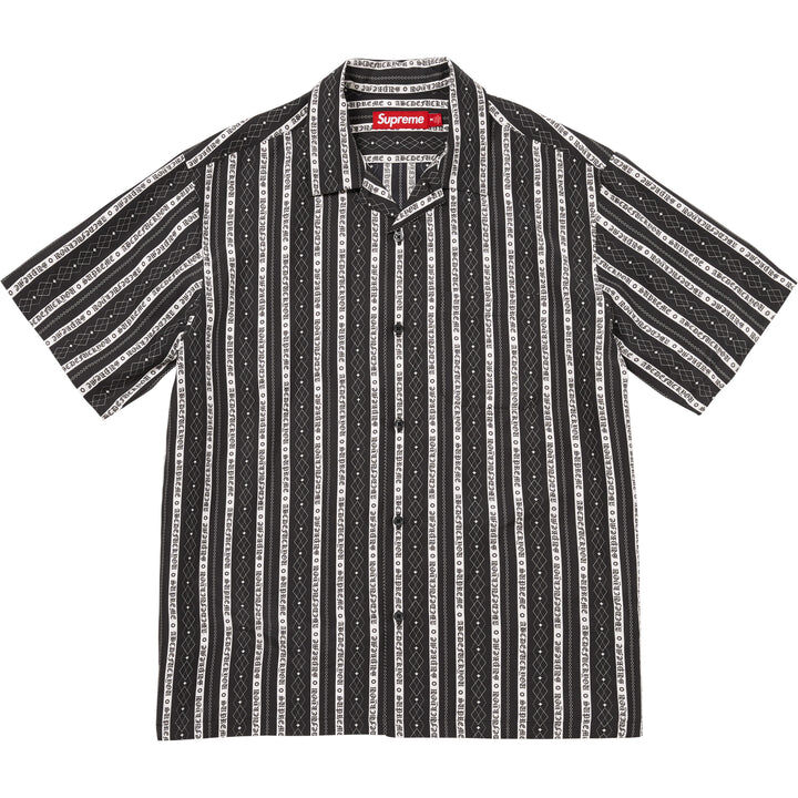 【Supreme】0530 WEEK 14發售Old English Stripe Silk S/S Shirt
