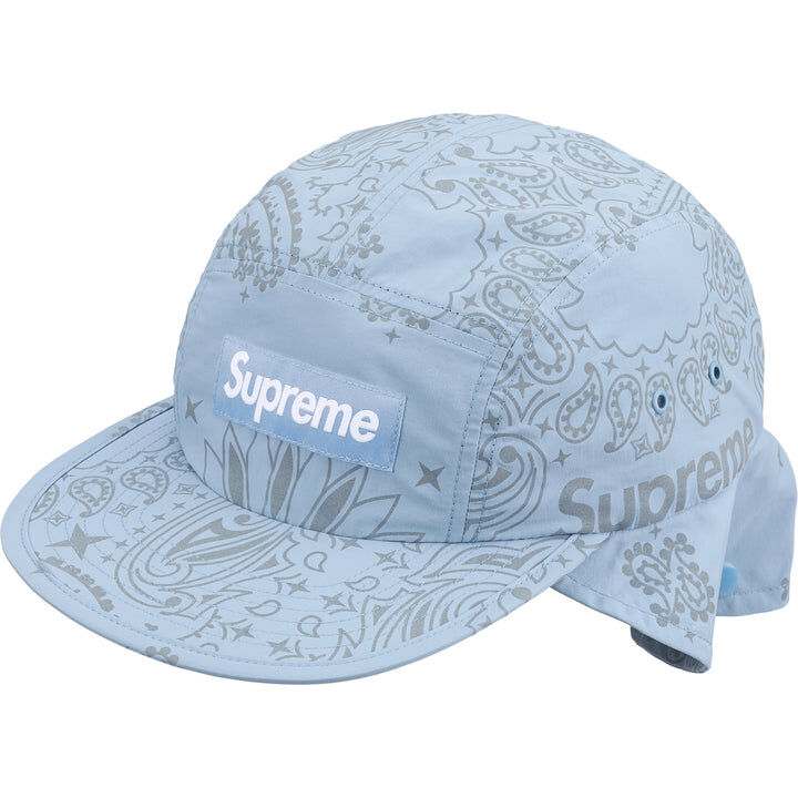 【Supreme】0530 WEEK 14發售Reflective Bandana Sunshield Camp Cap