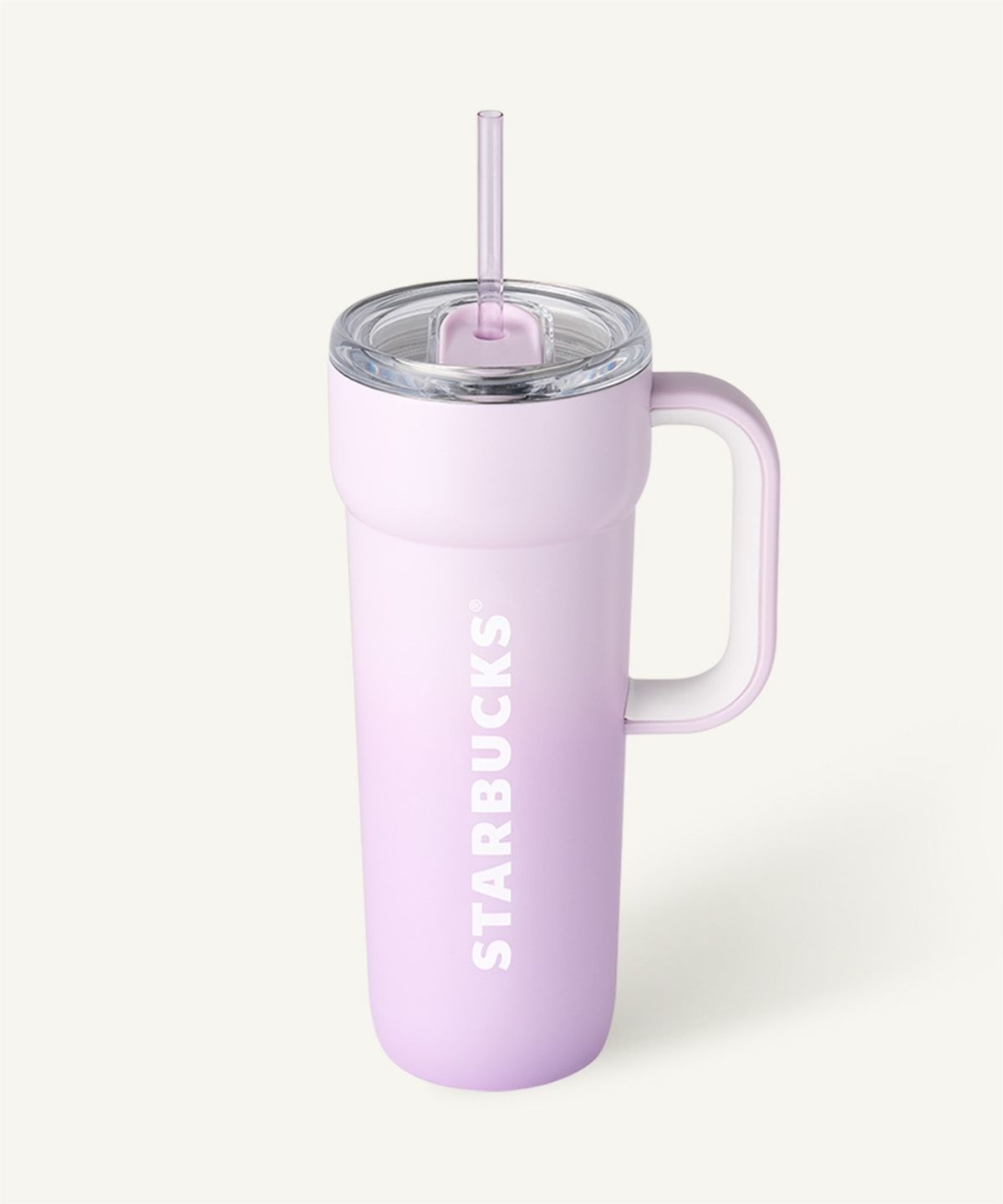 STARBUCKS 星巴克 SS Mute Lavender Dante 不鏽鋼真空隨行杯 710ml (莫蘭迪冷紫色)