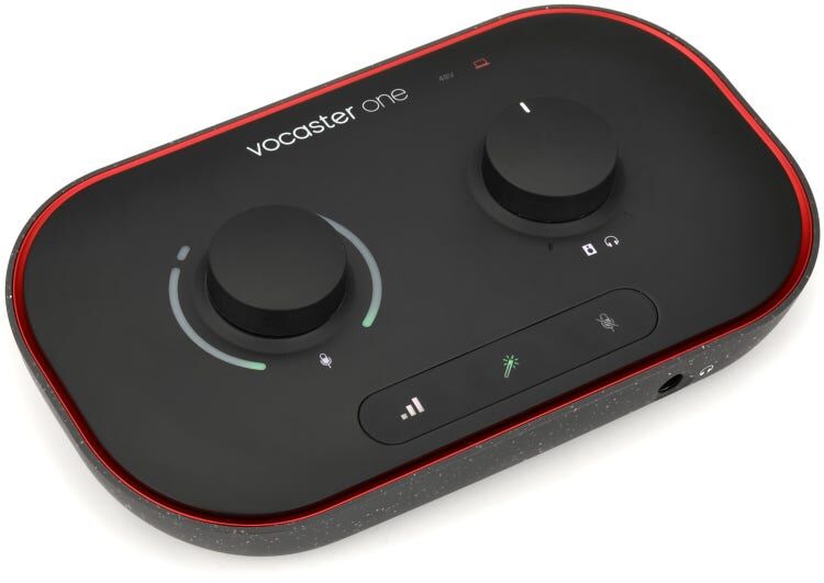 Focusrite Vocaster One｜播客錄音介面