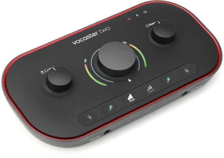 Focusrite Vocaster Two｜雙人播客錄音介面