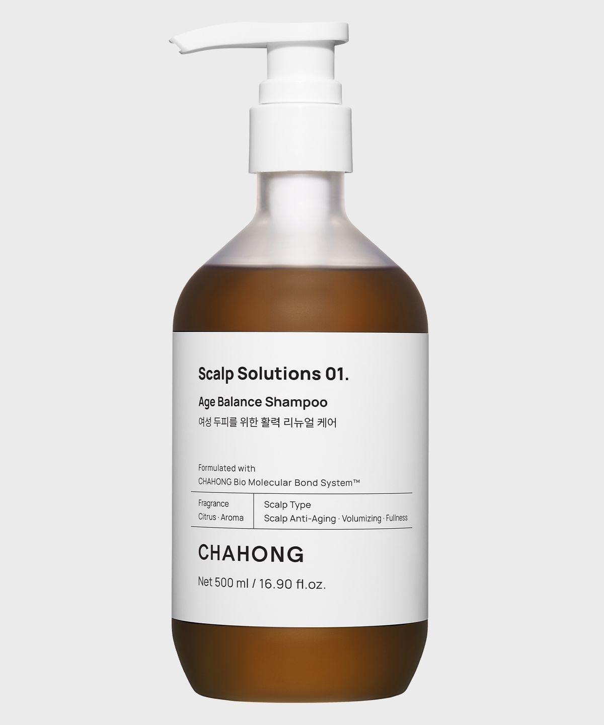 【40+女性專研】CHAHONG 逆時頭皮平衡賦活洗髮精 500ml