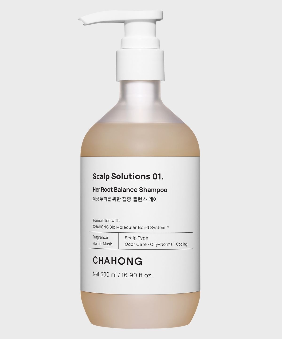 【女性專研】CHAHONG 植萃髮根賦活平衡洗髮精 500ml