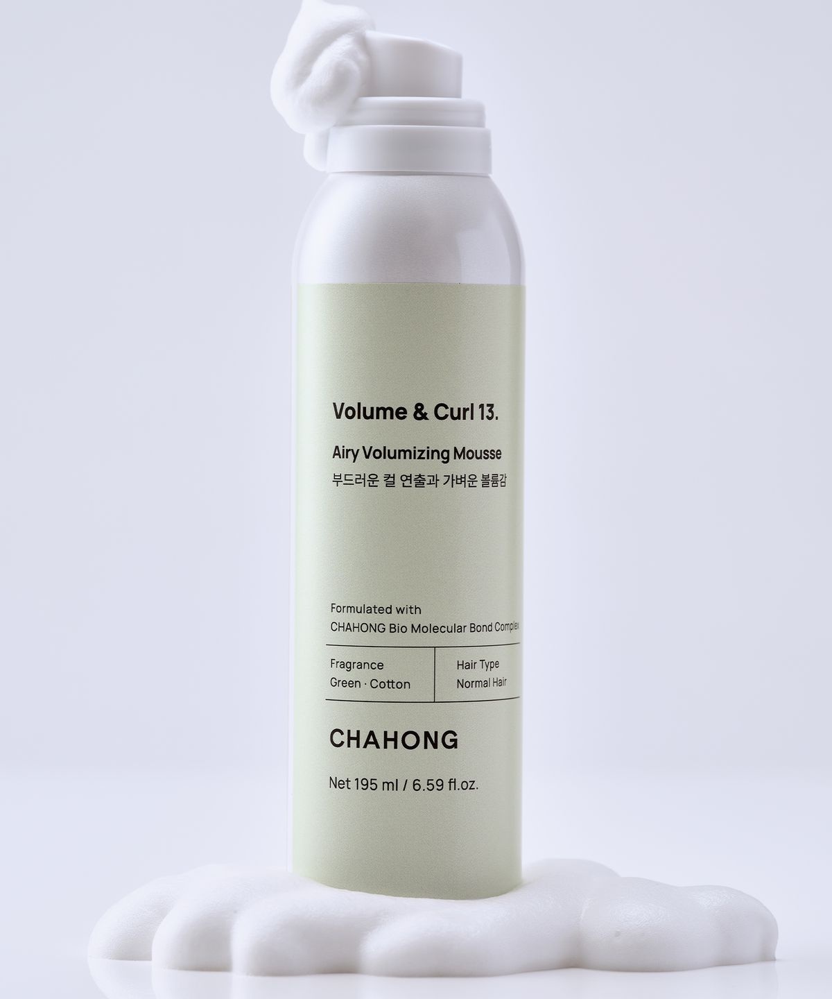 CHAHONG 輕盈免沖洗蓬鬆亮澤泡泡精華 195ml