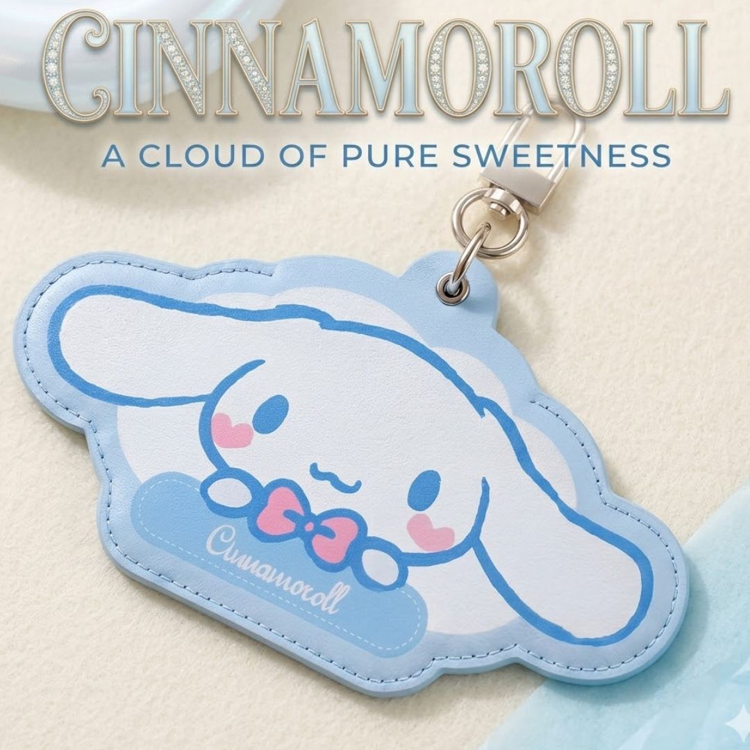 玉桂狗|Sanrio 大頭造型-皮革八達通證件套