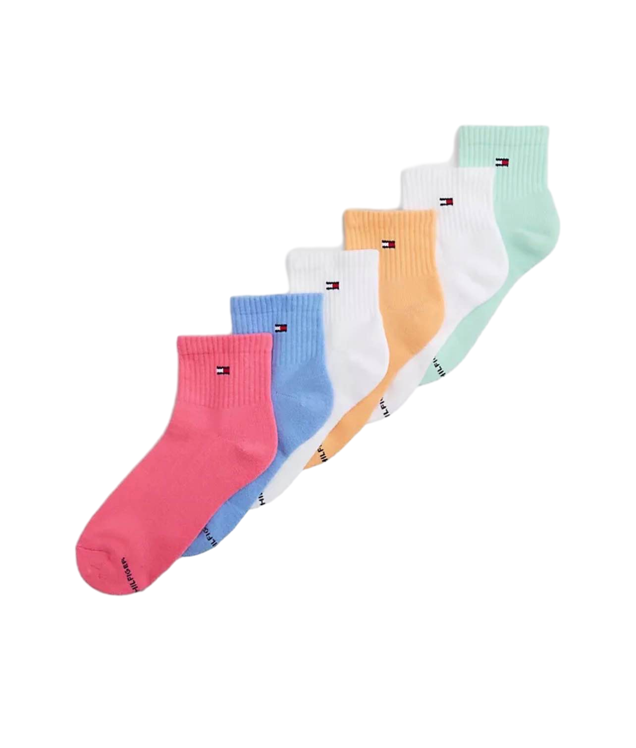 【Tommy Hilfiger USA】Tommy Hilfiger Socks XW04250 301 LXY  彩
