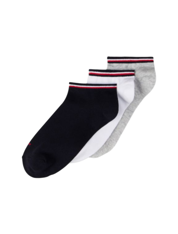 【Tommy Hilfiger USA】Ankle Sock 3-Pack  056 056 7685716  灰