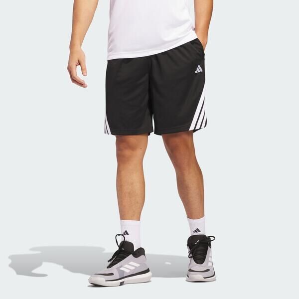Adidas 愛迪達 3-stripes Short JI7576 男 短褲 運動短褲 籃球短褲 黑 吸濕排汗