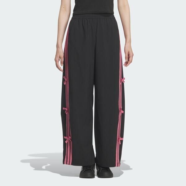 Adidas 愛迪達 Dce Wv Pnt KR7598 女 長褲 運動長褲 休閒長褲 黑 粉紅 亞版 蝴蝶結 舞動