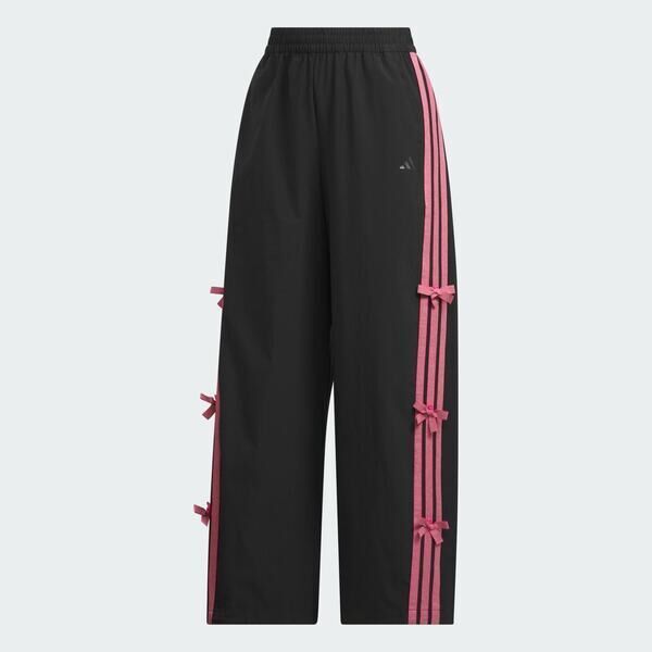 Adidas 愛迪達 Dce Wv Pnt KR7598 女 長褲 運動長褲 休閒長褲 黑 粉紅 亞版 蝴蝶結 舞動