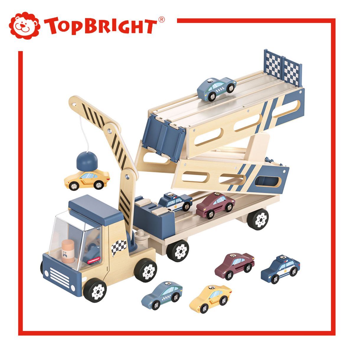 【Top Bright】Roll & Race 汽車運輸車