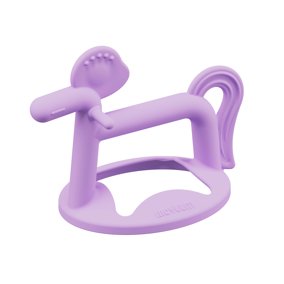 【MOYUUM】Premium Platinum Silicone Pony Baby Teether (Purple)