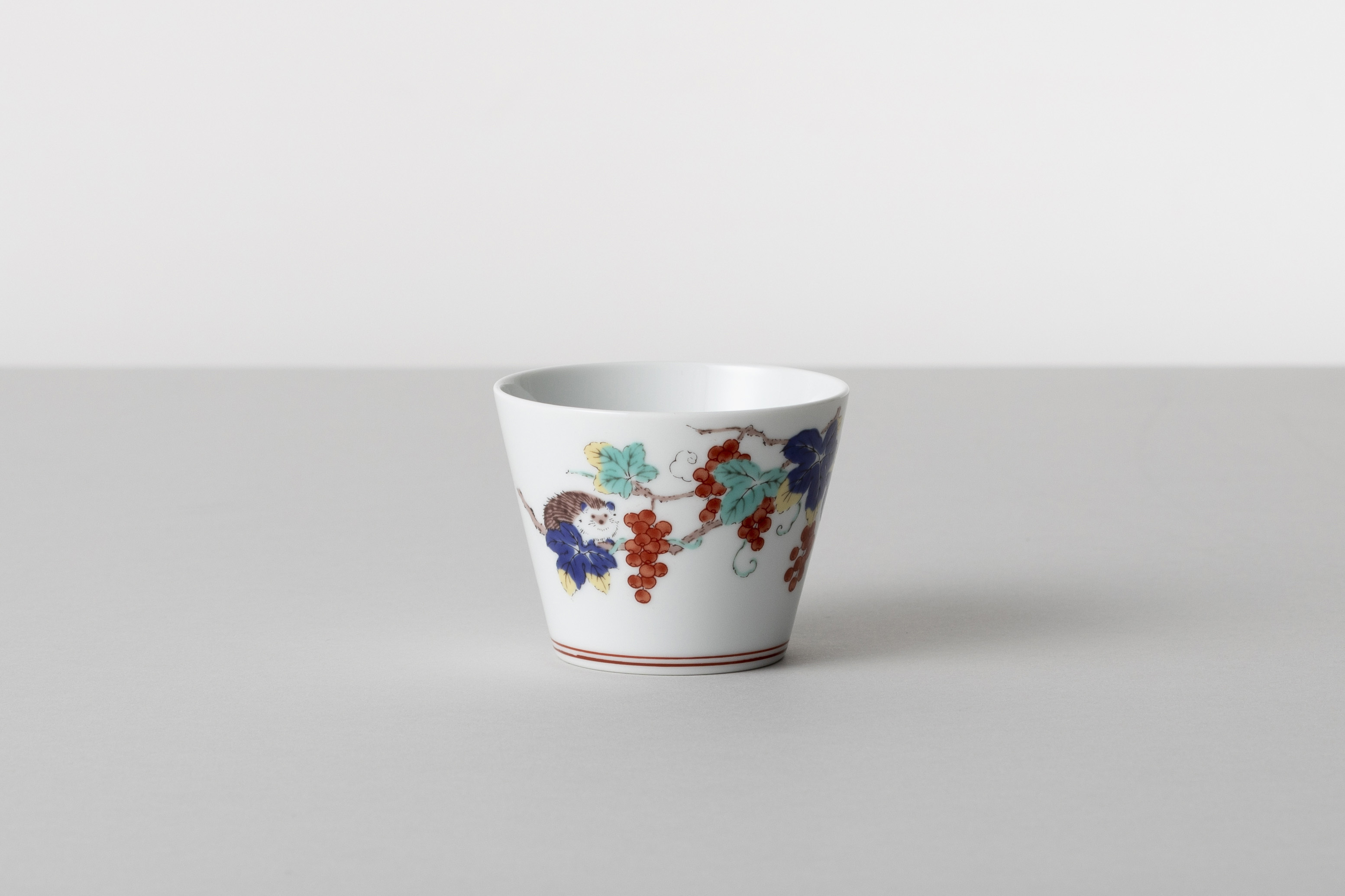 BARBAR - 蕎麥豬口杯 彩繪／刺蝟