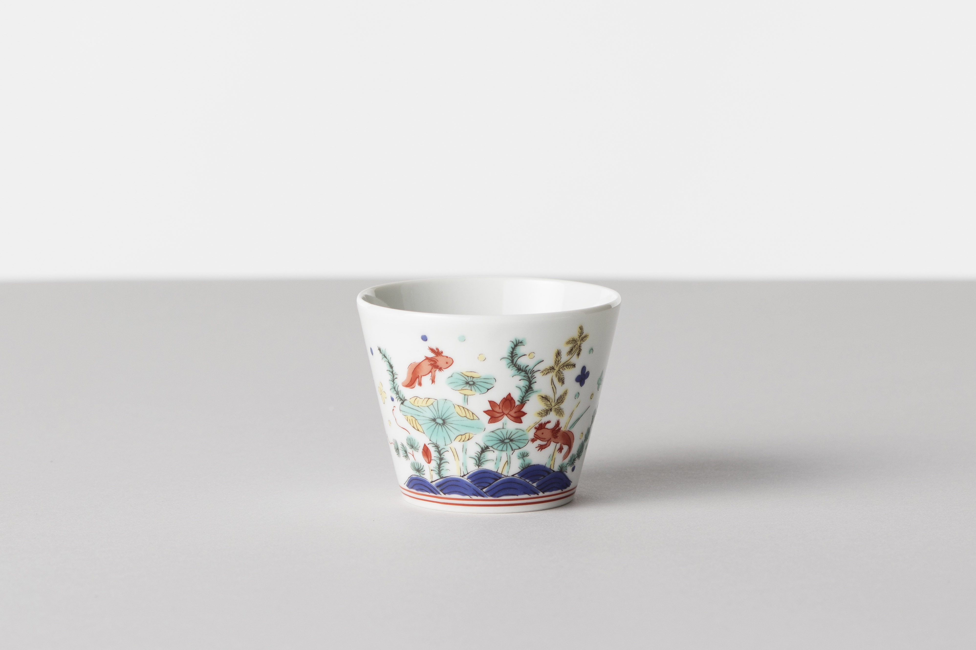 BARBAR - 蕎麥豬口杯 彩繪／六角恐龍