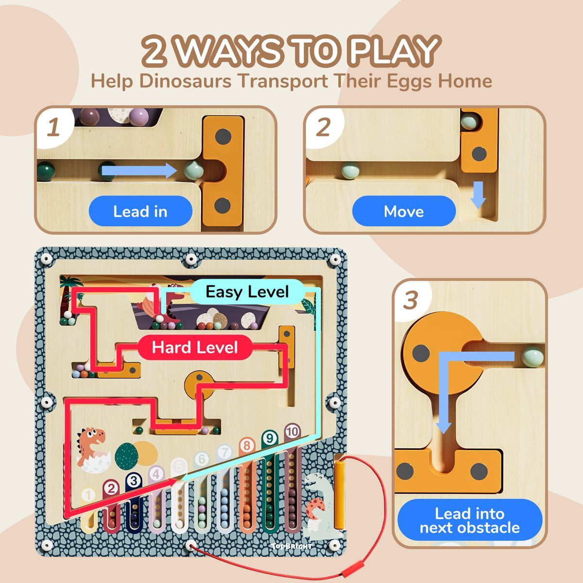 【Top Bright】Dinosaur Egg Maze