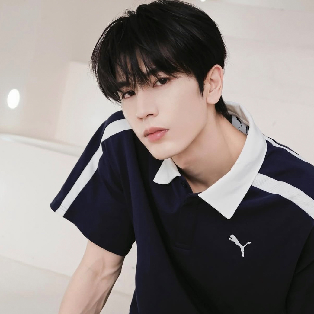 PUMA 張凌赫同款 復古 拼接 純棉 寬鬆 POLO 短袖 兩色 (男款)
