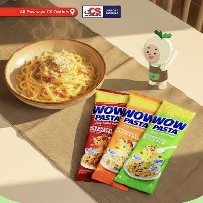 【快速出貨】Mayora Wow Pasta 杜蘭 小麥 風味 義大利麵 (2款)
