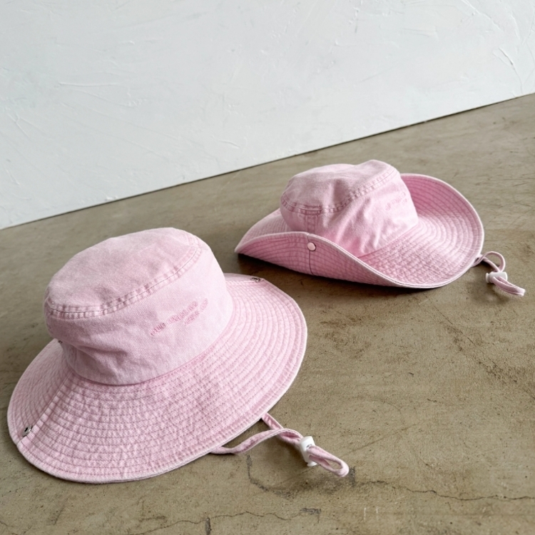 TWIN COLLECTIVE KIDS 休閒牛仔帽 COWBOY BUCKET HAT - Pink