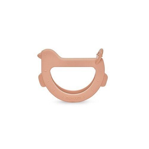 【MOYUUM】Premium Platinum Silicone Bird Baby Teether (Pink)