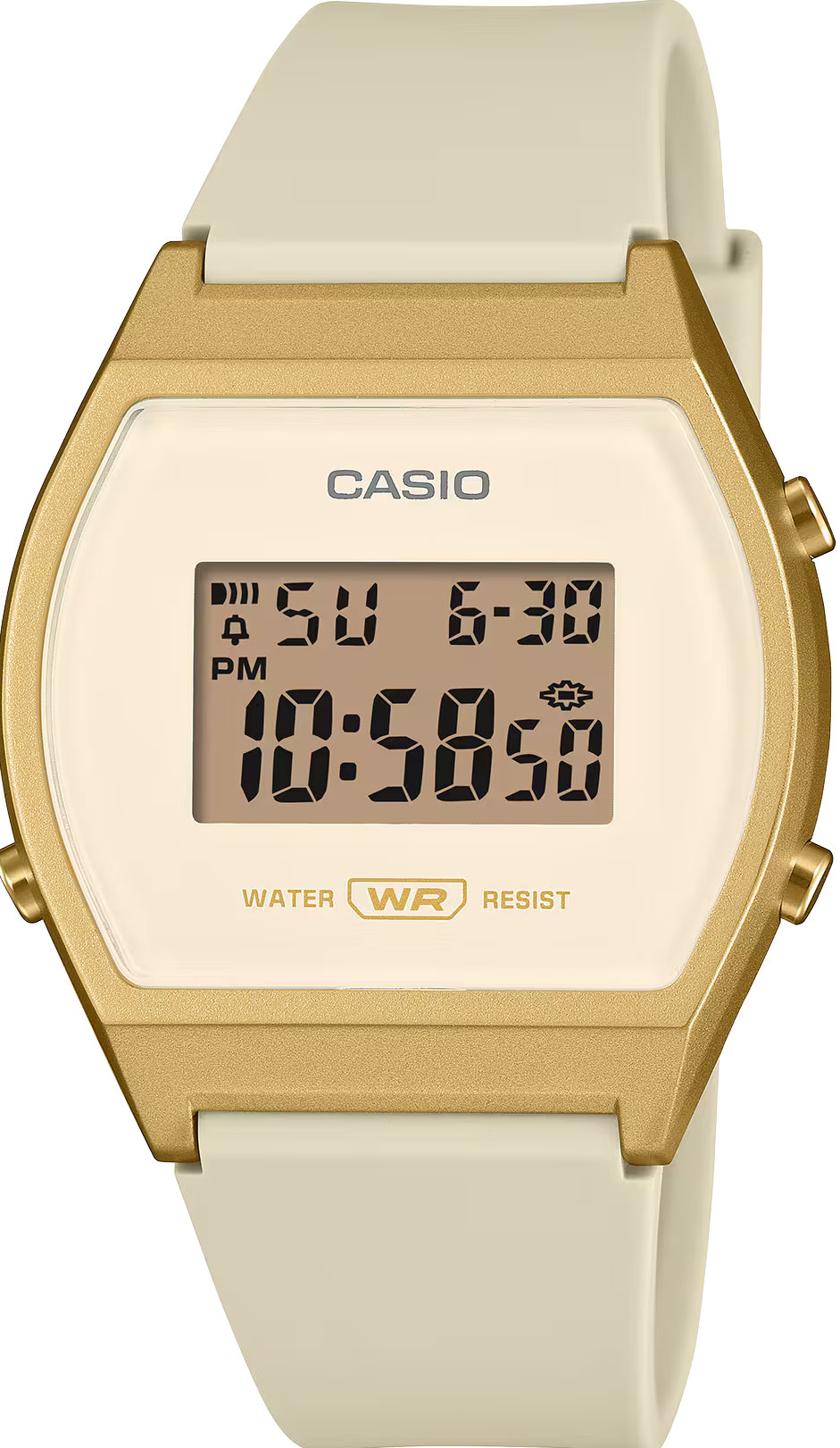 萬年鐘錶 - CASIO 卡西歐 運動休閒橡膠錶帶電子錶  LW-204-9A  錶徑 : 35 MM