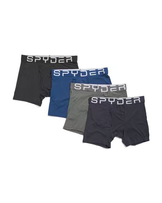 【預購】SPYDER H052908 4條裝冰感平口內褲